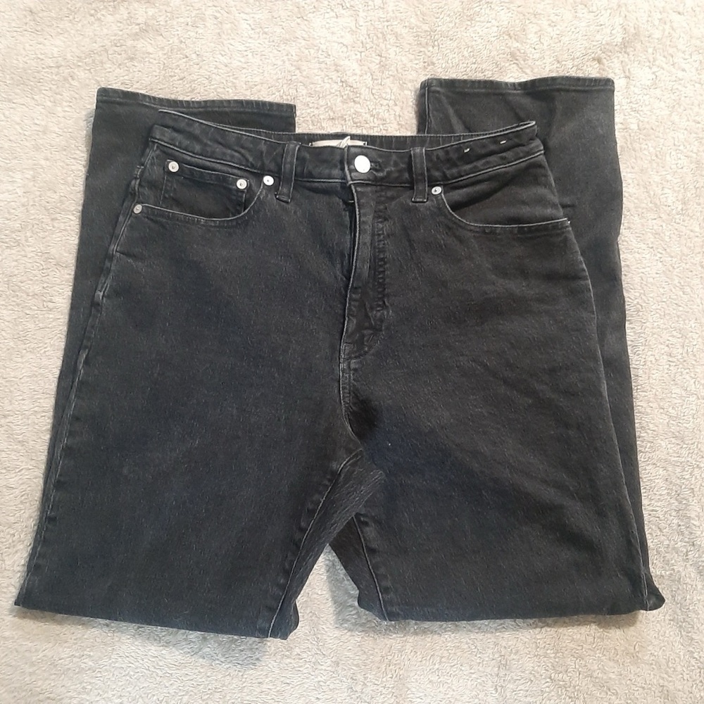 Curvy Black 90s Straight Jeans